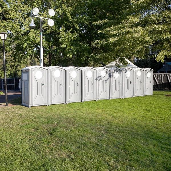 our team will work with you to determine the best location for the special event porta potties based on the event layout and venue restrictions